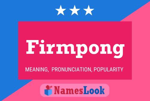 Poster del nome Firmpong