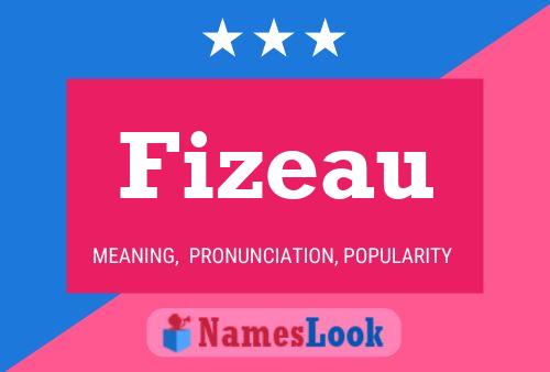 Poster del nome Fizeau