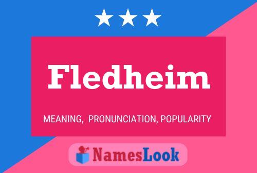 Poster del nome Fledheim