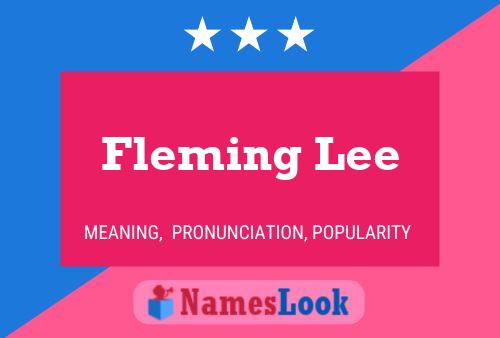 Poster del nome Fleming Lee