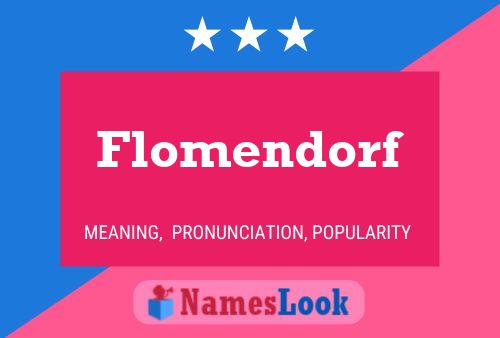 Poster del nome Flomendorf