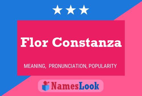 Poster del nome Flor Constanza