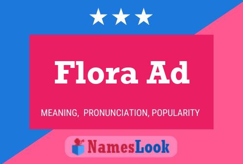 Poster del nome Flora Ad