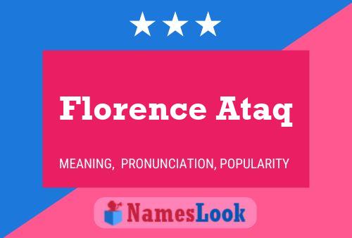 Poster del nome Florence Ataq