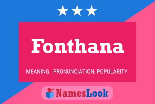 Poster del nome Fonthana