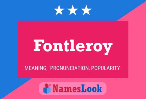 Poster del nome Fontleroy