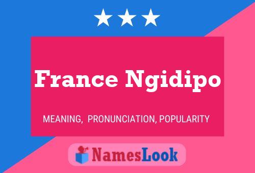 Poster del nome France Ngidipo