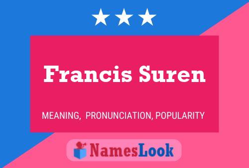 Poster del nome Francis Suren