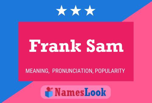 Poster del nome Frank Sam