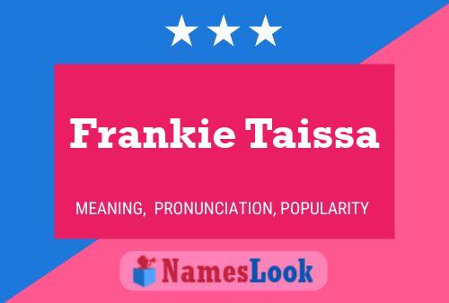 Poster del nome Frankie Taissa