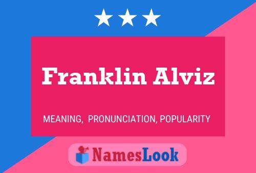 Poster del nome Franklin Alviz