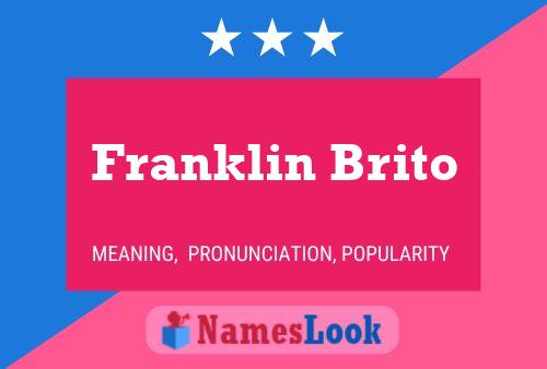 Poster del nome Franklin Brito