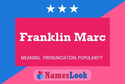 Poster del nome Franklin Marc