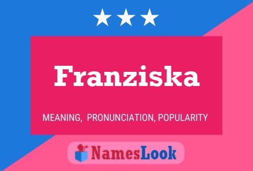 Poster del nome Franziska