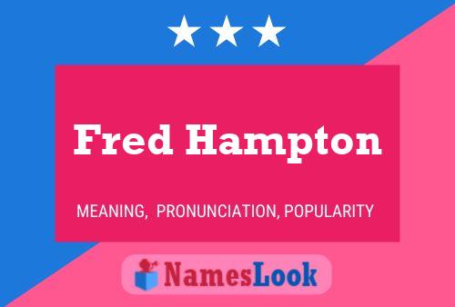 Poster del nome Fred Hampton