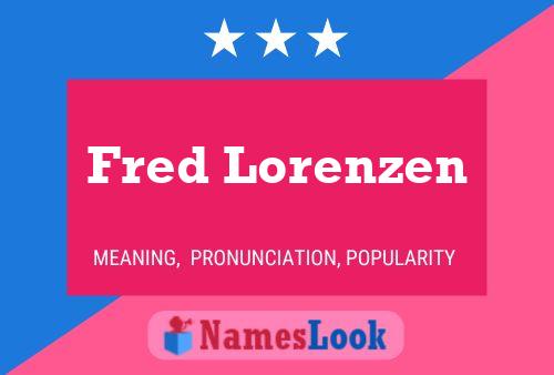 Poster del nome Fred Lorenzen