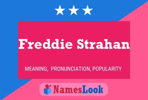 Poster del nome Freddie Strahan