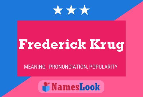 Poster del nome Frederick Krug