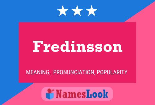 Poster del nome Fredinsson