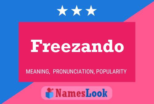 Poster del nome Freezando