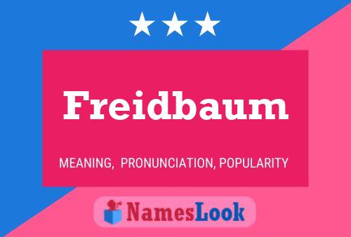 Poster del nome Freidbaum