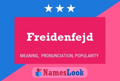 Poster del nome Freidenfejd