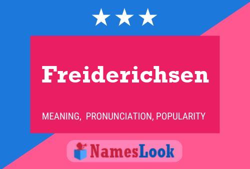 Poster del nome Freiderichsen