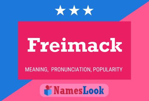 Poster del nome Freimack