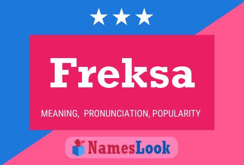 Poster del nome Freksa