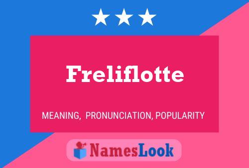 Poster del nome Freliflotte