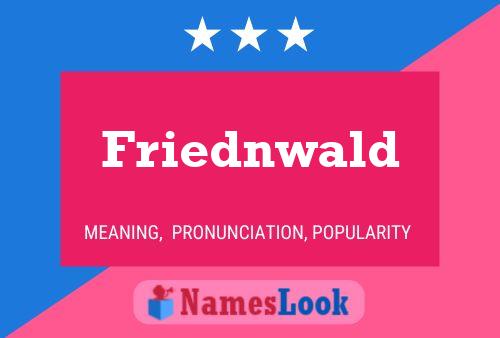 Poster del nome Friednwald