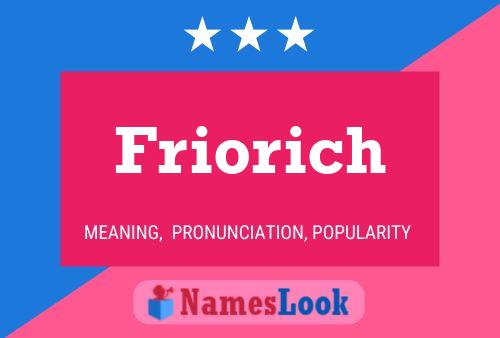 Poster del nome Friorich