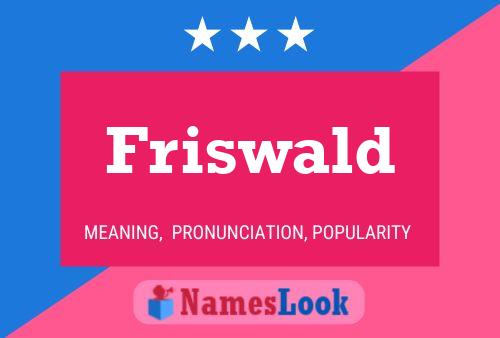 Poster del nome Friswald