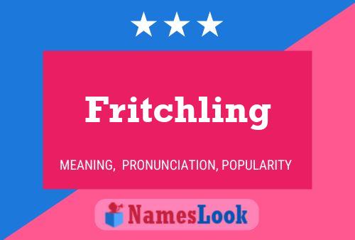 Poster del nome Fritchling