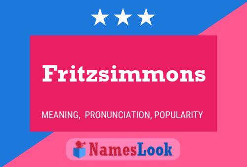 Poster del nome Fritzsimmons