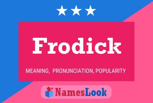 Poster del nome Frodick