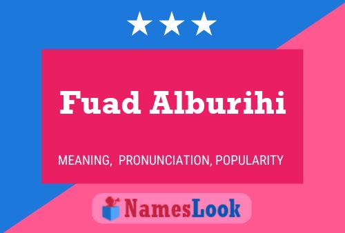 Poster del nome Fuad Alburihi