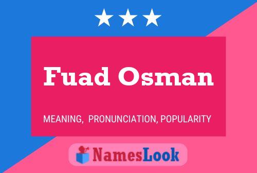 Poster del nome Fuad Osman