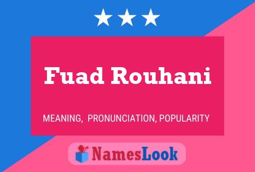 Poster del nome Fuad Rouhani