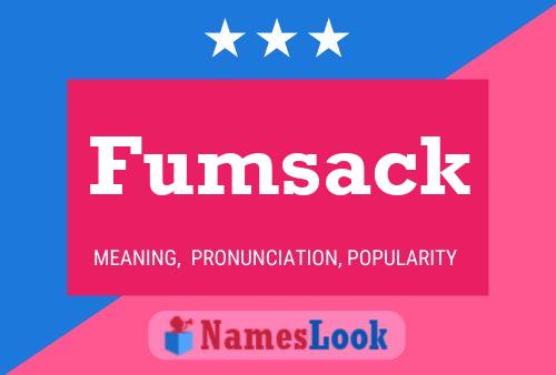 Poster del nome Fumsack