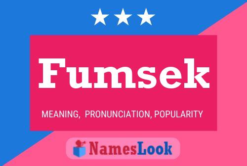 Poster del nome Fumsek