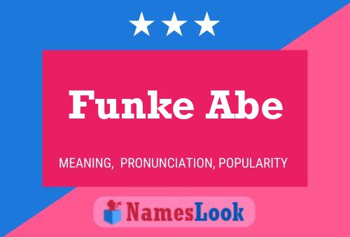 Poster del nome Funke Abe