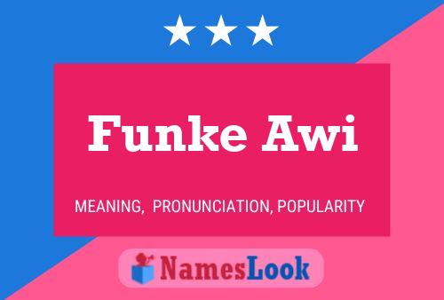 Poster del nome Funke Awi