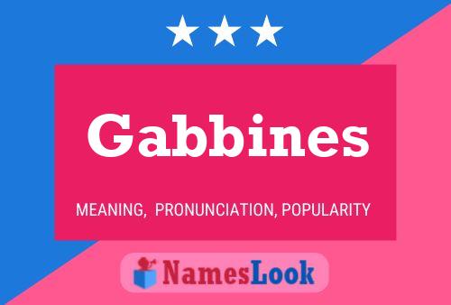 Poster del nome Gabbines