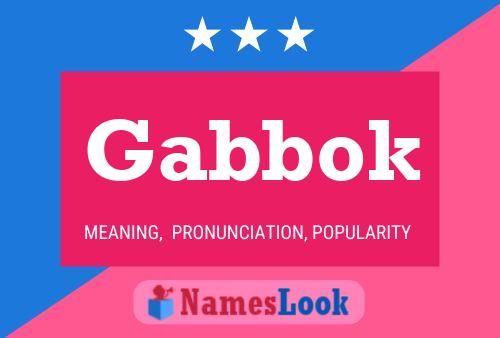 Poster del nome Gabbok