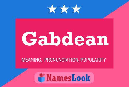 Poster del nome Gabdean