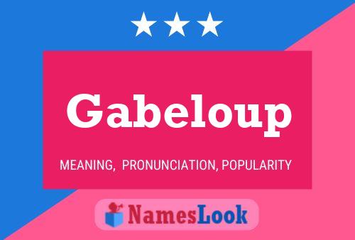 Poster del nome Gabeloup