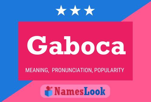 Poster del nome Gaboca