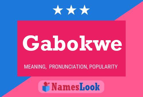 Poster del nome Gabokwe