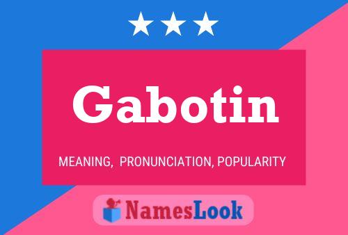 Poster del nome Gabotin